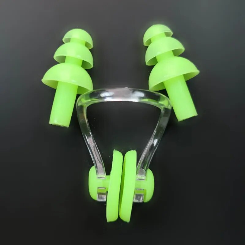 1 szett vízálló, puha szilikon úszószett orrcsipesz füldugó füldugó védelem