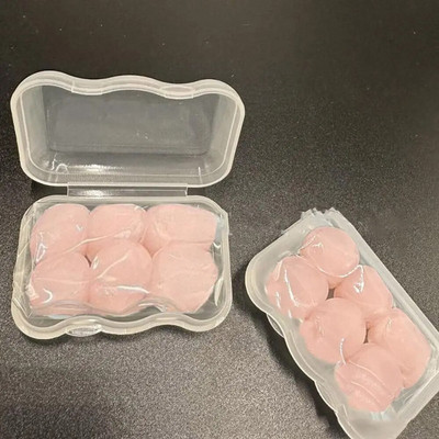 6/12 tk Unisex pehmest silikoonist kõrvatropid läbipaistvad une heliisolatsiooniga kõrvaklapid Sukeldumisel duši all müra vähendavad kõrvatropid