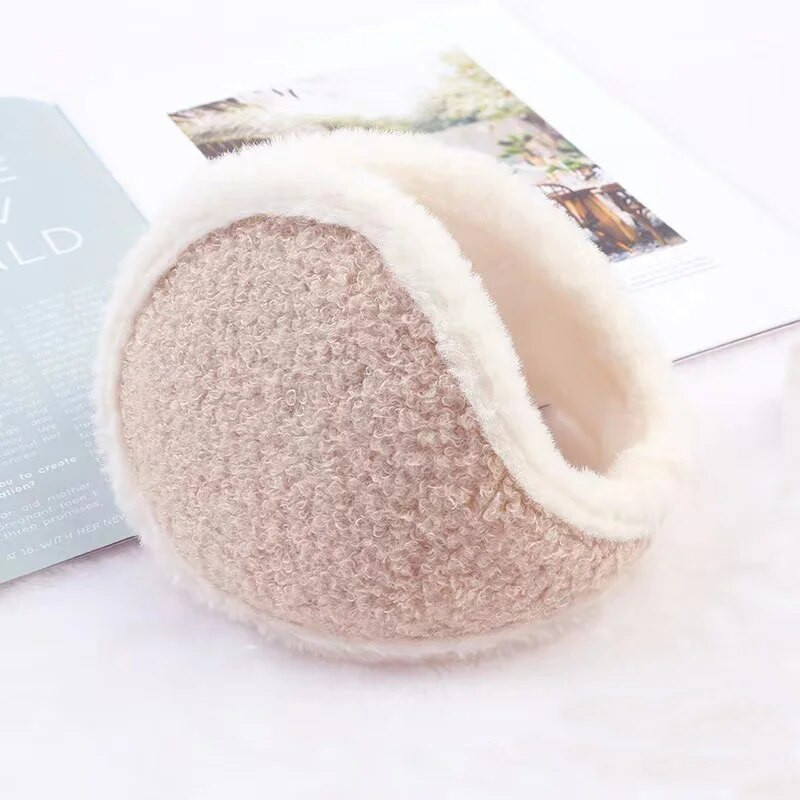 Žieminės ausinės, vilnos ausų šildytuvas moterims, minkštas, minkštas, odai nekenksmingas ausų kaušelis Visiškai naujas šiltas ausinių uždangalas Minkštas ausų šildytuvas