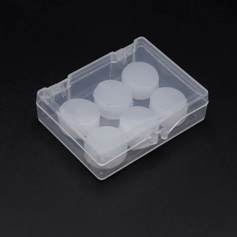 Ingyenes 6 db füldugó Védő füldugók szilikon puha vízálló zajcsökkentő fülhallgató védő úszás zuhanyozás vízi sportok