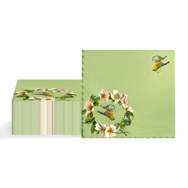 20kom/10kom Ptice Papirnate salvete Posuđe za kafiće i zabave Salvete za dekupaž Dekorativni papir 33x33cm