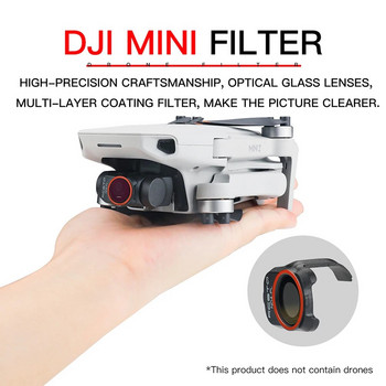 Нов филтър за обектив на камера DJI Mini 2 за DJI Mavic MINI 1/2/SE Drone Комплект филтри UV/CPL/4ND PL/8 ND PL/16ND PL/32 ND PL Аксесоари