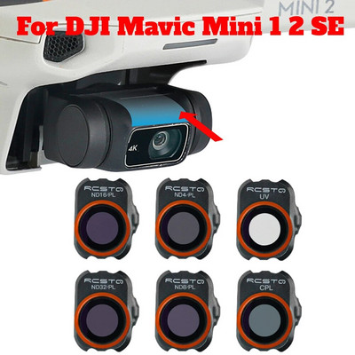 Νέο φίλτρο φακού κάμερας DJI Mini 2 για Σετ φίλτρων Drone DJI Mavic MINI 1/2/SE Αξεσουάρ UV/CPL/4ND PL/8 ND PL/16ND PL/32 ND PL