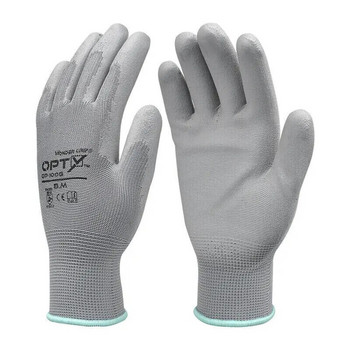 10 чифта домакински ръкавици Нехлъзгащи се, устойчиви на износване, дишащи работни работни градински PU работни ръкавици, защитни ръкавици