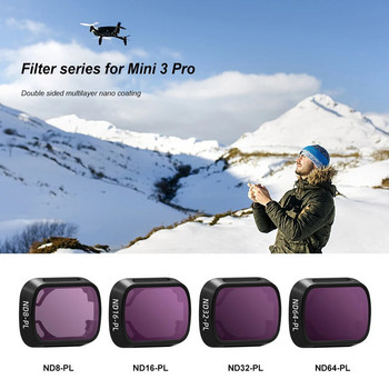 Филтър за обектив на камера за DJI Mini 3 Pro UV CPL ND8 ND16 ND32 ND64 ND/PL Комплект филтри за DJI Mini 3 Pro Drone Филтри Аксесоари