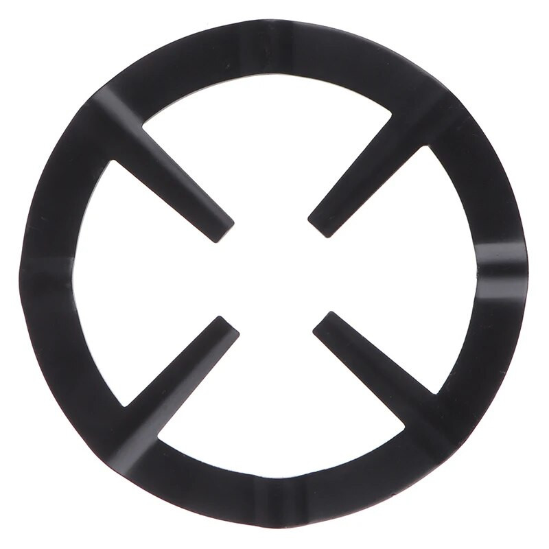 Agregatinė liepsnos krosnelės priedai Dujinės viryklės degiklio tinklelis energiją taupantis dangtelis, atsparus vėjui, apvalus tinklinis puodo stovo adapteris