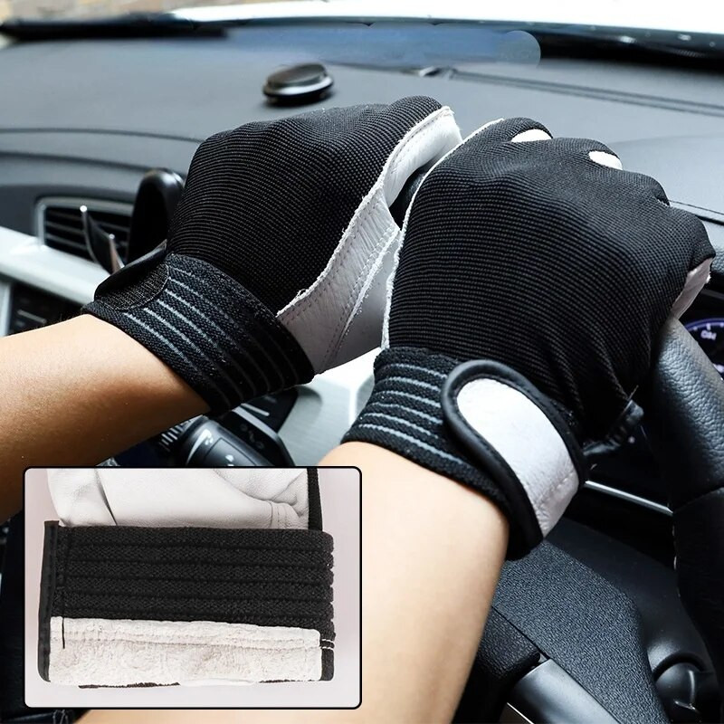 Munkakesztyű marhabőr munkások munka hegesztés biztonság védelem kert sport motorkerékpár vezető kopásálló kesztyű