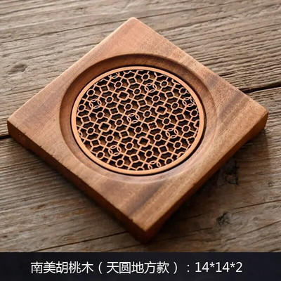 Diós teáskanna szőnyeg Háztartási edénytartó Poháralátét Teásalátét Teaceremónia Zero Matching Teáskanna Támogatás Kung Fu teáskészlet tartozékok