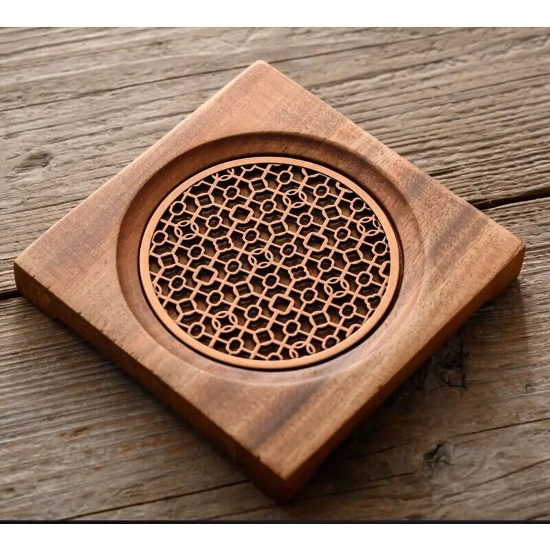 Diós teáskanna szőnyeg Háztartási edénytartó Poháralátét Teásalátét Teaceremónia Zero Matching Teáskanna Támogatás Kung Fu teáskészlet tartozékok