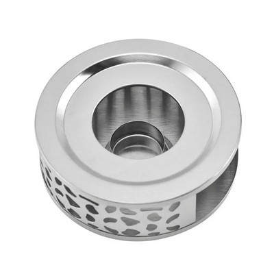 Teamelegítő függőleges teafőző tejmelegítő rozsdamentes acél teáskanna melegítő gyertyatartó otthoni használatra, kempingezésre, horgászatra