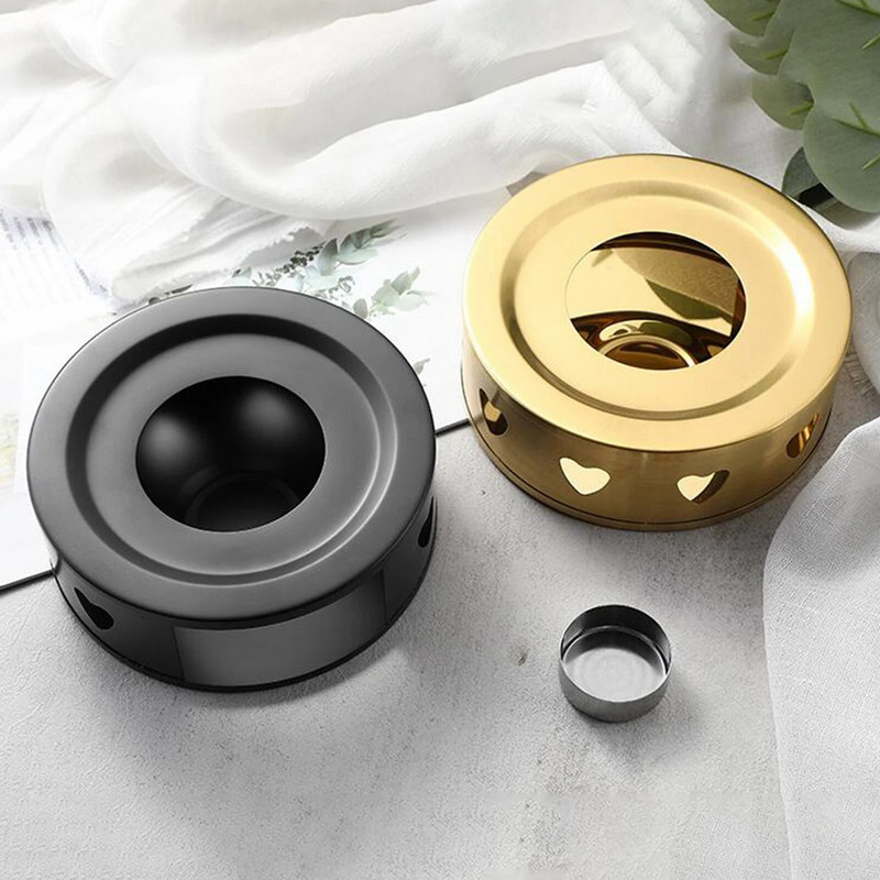 Θερμοφόρα τσαγιέρα Ανοξείδωτη Κοίλη Θερμαντική Βάση Θερμοστάτης Τσαγιού Θέρμανση Θερμαντήρα Κεριών Θερμαντήρας Θερμαντήρα τσαγιέρας με Στρογγυλή Βάση