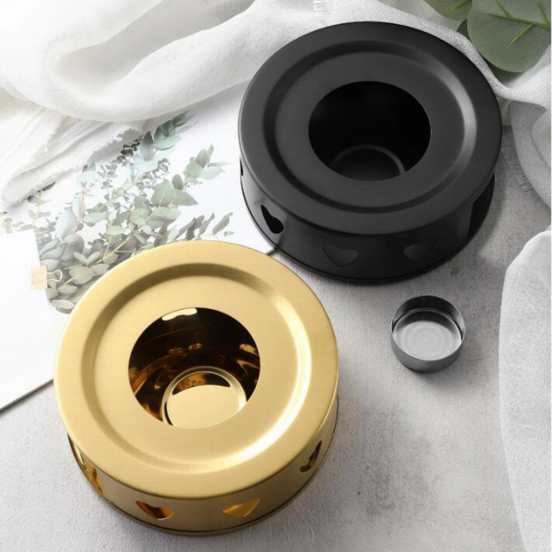 Θερμοφόρα τσαγιέρα Ανοξείδωτη Κοίλη Θερμαντική Βάση Θερμοστάτης Τσαγιού Θέρμανση Θερμαντήρα Κεριών Θερμαντήρας Θερμαντήρα τσαγιέρας με Στρογγυλή Βάση