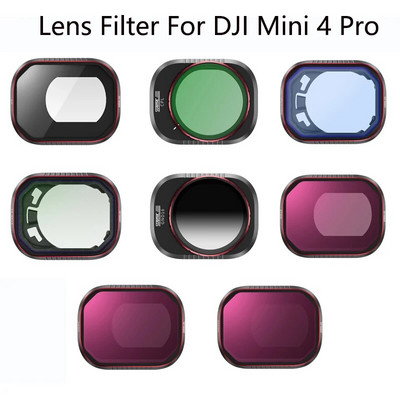 Lens Filter For DJI Mini 4 Pro GND16 UV CPL ND16 ND64 ND256 Star Natural Night Filter Drone Camera Protector Accessories