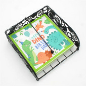 20kom/pakiranje Jednokratni stolni ubrusi za večeru s otisnutim crtežima životinja Papirnati ukrasi za dječje rođendane