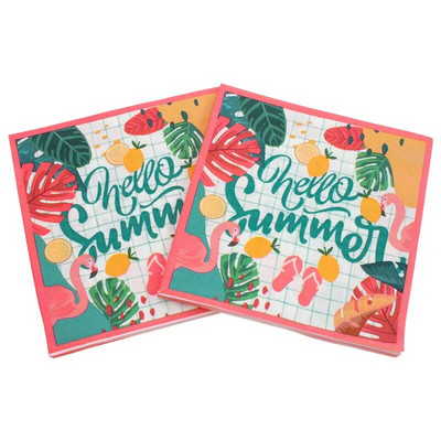 20kom/pakiranje Jednokratni stolni ubrusi za večeru s otisnutim crtežima životinja Papirnati ukrasi za dječje rođendane