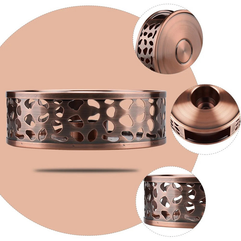 Θερμαντήρας τσαγιέρας χωρίς κερί Ανθεκτικό μυθιστόρημα Δημιουργικό από ανοξείδωτο χάλυβα Γάλα Θερμοσίφωνας τσαγιού Θερμοστάτης τσαγιού Θερμοστάτης τσαγιού