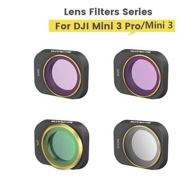 Φίλτρο για DJI Mini 3 Pro/Mini 3 Φίλτρα φακών κάμερας MCUV CPL ND NDPL 4/8/16/32 DJI Mini 3 Optical Glass Drone