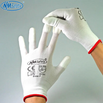 NMSAFETY PU ESD работни ръкавици Найлонови PU ръкавици ESD работни ръкавици PU антистатични работни ръкавици