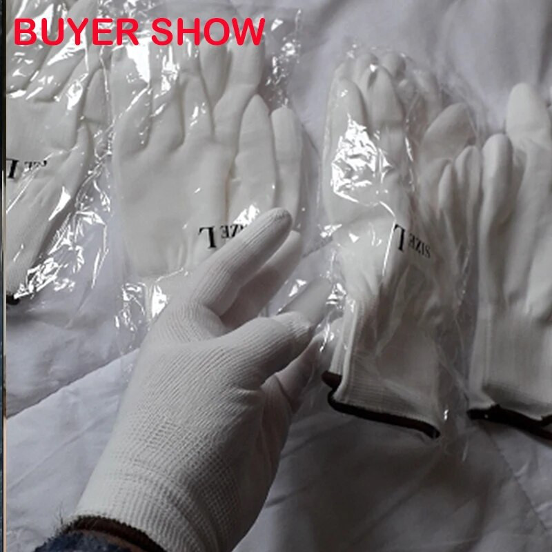 NMSAFETY PU ESD работни ръкавици Найлонови PU ръкавици ESD работни ръкавици PU антистатични работни ръкавици