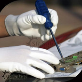 24 buc/12 perechi Mănuși de siguranță antistatice ESD Mănuși de lucru industriale de protecție anti-alunecare