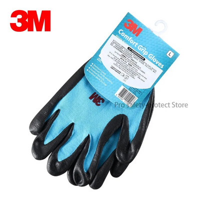 3M töökindad Comfort Grip kulumiskindlad libisemiskindlad kindad töökaitsekindad nitriilkummist kindad värvilised