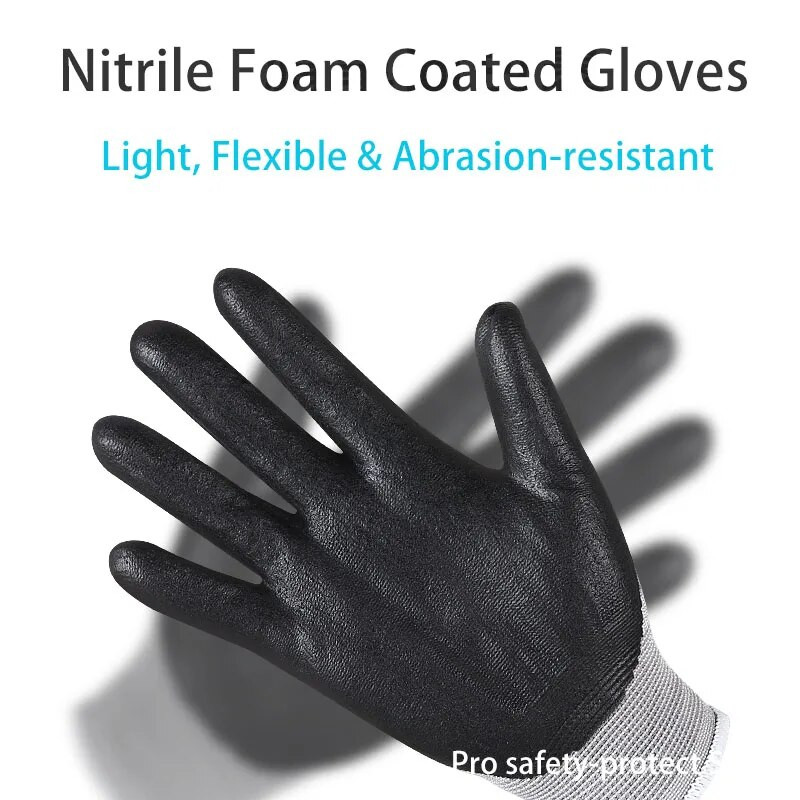 3M töökindad Comfort Grip kulumiskindlad libisemiskindlad kindad töökaitsekindad nitriilkummist kindad värvilised