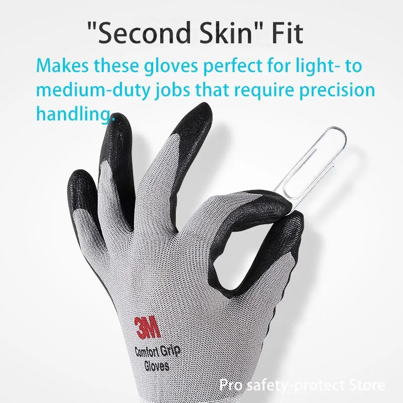 3M töökindad Comfort Grip kulumiskindlad libisemiskindlad kindad töökaitsekindad nitriilkummist kindad värvilised