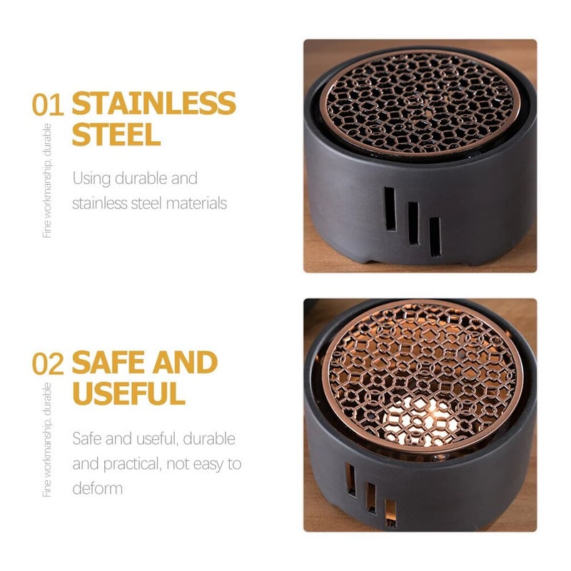 Jednostavan izvrstan japanski stil, praktični, sigurni grijači čaja za čajnik Metalni grijač čajnika Grijač čajnika za ured, kućno stolno računalo