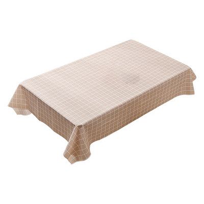 Plastikinė languota staltiesė raudona ir balta pikniko vienkartinė staltiesė Stačiakampė staltiesė gimtadienio vakarėliams Namų dekoravimas