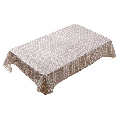 Plastikinė languota staltiesė raudona ir balta pikniko vienkartinė staltiesė Stačiakampė staltiesė gimtadienio vakarėliams Namų dekoravimas