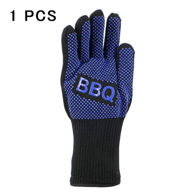 Grill kesztyű Extrém hőálló tűzálló, melegített sütés főzés mikrohullámú sütő grill barbacoa konyha grill sütő grill kesztyű