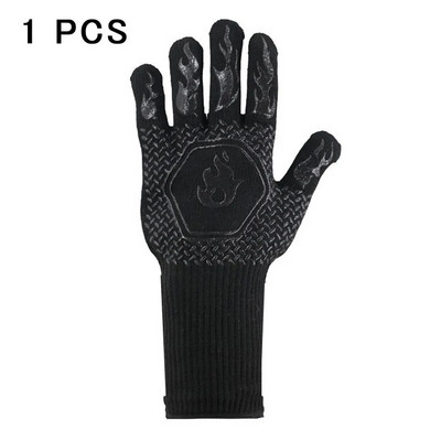 Grill kesztyű Extrém hőálló tűzálló, melegített sütés főzés mikrohullámú sütő grill barbacoa konyha grill sütő grill kesztyű