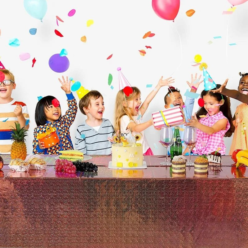 Vaivorykštės staltiesė gimtadieniui, vestuvėms, kalėdinio stalo užtiesalas, vandeniui atsparus, namų dekoras, anti-alyva, lauko piknikas, 54x108 colių, 1vnt.