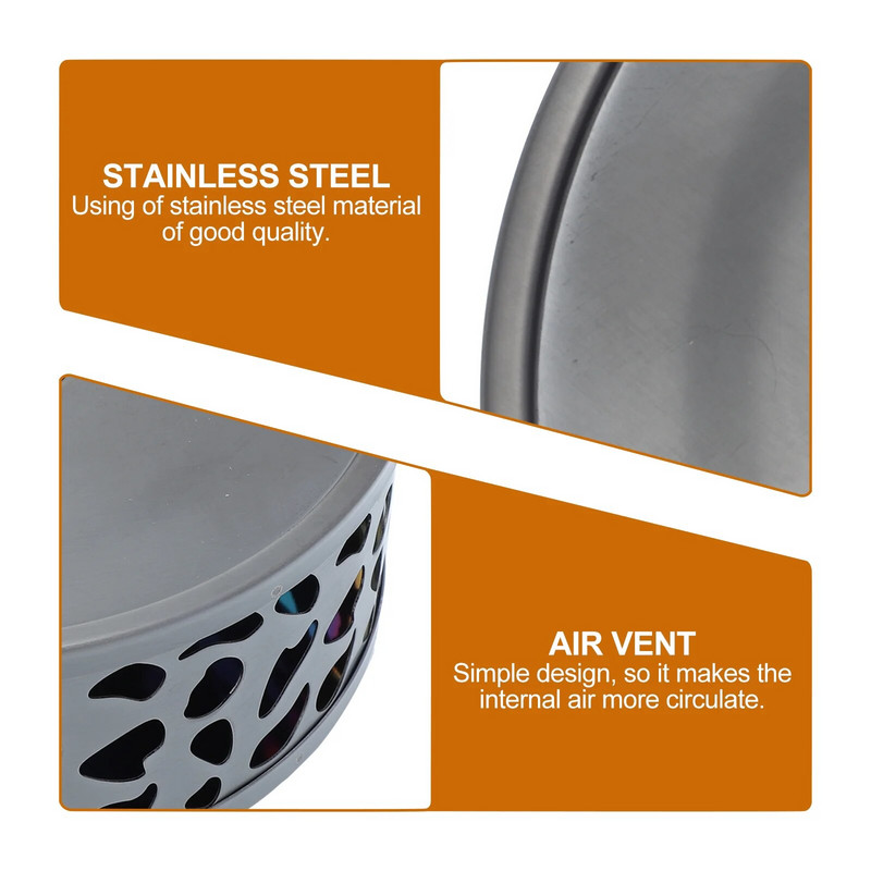 Grijač od nehrđajućeg čelika, osnovni metalni grijač za čajnik s držačem čajne svijeće Kuhalo za vodu od poroznog stakla