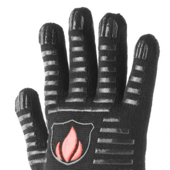 Топлоизолация Камини Печки Дървена горелка Устойчива на огън Ръкавица Топлоустойчива ръкавица Огнеупорна ръкавица