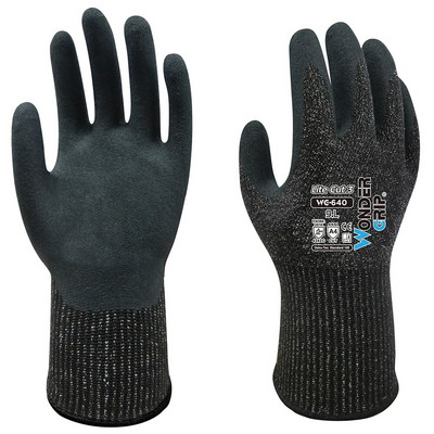 HPPE Устойчиви на порязване работни ръкавици от фибростъкло Nirile Palm A3