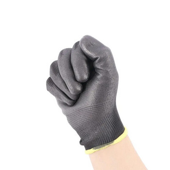 6 чифта Защитни ръкавици на работното място с покритие от полиуретан за длани Защитни ръкавици за захващане Градински консумативи