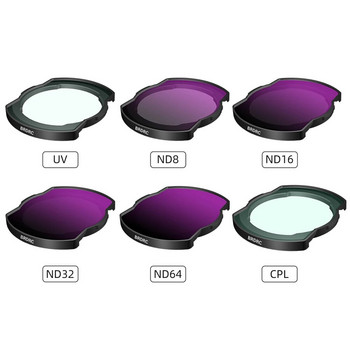 Για DJI Avat/O3 Air Unit Concept Filter Φίλτρα αεροσκαφών UV/CPL/ND4/ND8/ND16/ND32/ND64 Προστατευτικά εξαρτήματα φακών κάμερας