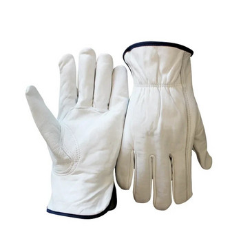 Δερμάτινα γάντια αγελάδας Ασφαλή Υψηλής ποιότητας ανδρική εργασία Ασφάλεια εργασίας Μηχανική επισκευή γάντια κηπουρικής