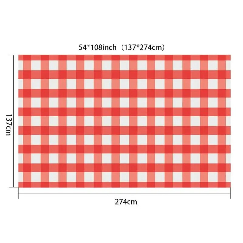 Karirani stolnjak Nosivi stolnjak za zabave Privlačan i impresivan poklon za obitelj i prijatelje
