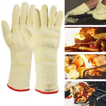 Thicken Double Cotton Super Heat Resistant Anti Burn Heatproof Gandines Φούρνος Προστασία κουζίνας Travail 350 Κελσίου Αντιολισθητικό