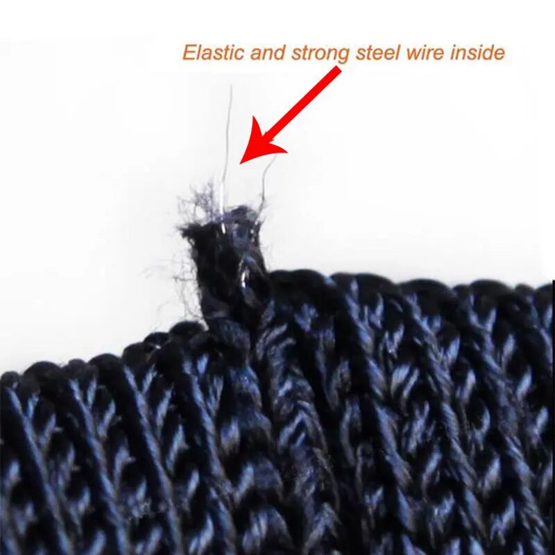 NMSafety hosszú ujjú kesztyű, vágásbiztos védő, rozsdamentes acélhuzal biztonsági vágásgátló, légáteresztő munkakesztyű