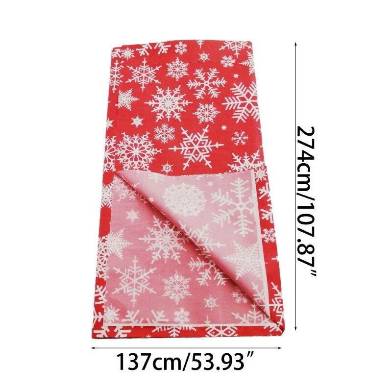 137x274cm Jednokratni stolnjak Rođendanska zabava Vjenčanje Božićni pokrivač za stol Navlake za brisanje Pravokutni stolni platno Dekor Dropshipping