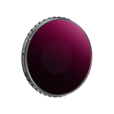 K&F Concept 2-in-1 objektiivifilter ND64&PL DJI Osmo Action 3 filter ühepoolse veekindla peegeldusvastase rohelise kilega