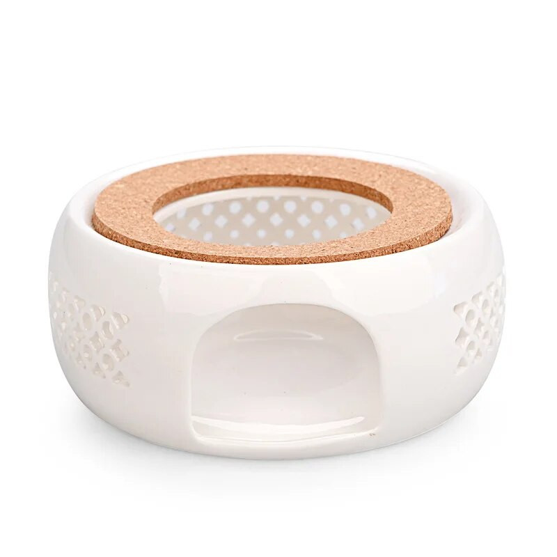 Keramički držač grijača za čajnik Grijač za čaj Izolacijska baza Čaj Grijač za kavu Voda Grijač za svijeću Držač baze za grijanje Posuđe za čaj