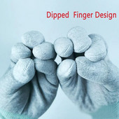 12 pāri/soma Antistatic Glove PC dators ESD Drošs universāls darbs Cimdi Elektroniski Pretslīdēšana Pirkstu aizsardzībai