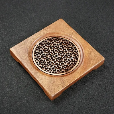 Pribor Servis za čaj Fu Podloga za kućanstvo Podloga za poslužavnik Rukotvorine Držač za lonce Drveni podmetač Potpora Ceremonija Kung