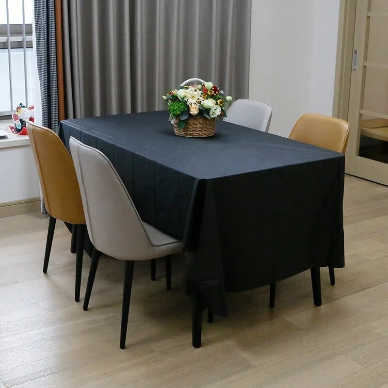 PE vienkartinės staltiesės rinkinys, atsparus vandeniui, atsparus aliejui, tvirtas, netoksiškas, tirštesnis, vakarėlis, vestuvės, piknikas, kasdieniai, tingūs indai