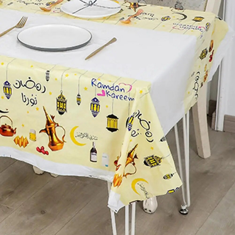 „Smooth Edge“ šventinių progų vakarėliams staltiesės vakarėlio stalo užvalkalas Pastorintas kūdikių dušo valgomojo stalo užvalkalas namams