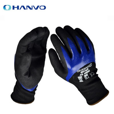 Nylon PU Nitrile Safety Coating Γάντια εργασίας με επικάλυψη παλάμης Γάντια Mechanic 15 Gauge Working Gloves γάντια νιτριλίου